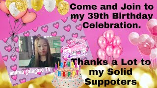 My 39th Birthday Celebration Come and Join Is Guys.God bless us all.