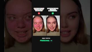 Persona app 💚 Best photo/video editor #photoeditor #makeuptutorial #model #skincare