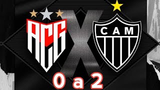 ATLÉTICO GO 0 X 2 ATLÉTICO-MG I RODADA 25ª BRASILEIRÃO