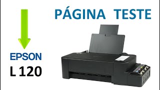 COMO TIRAR O RELATÓRIO/CONTADOR/TESTE DE IMPRESSÃO EPSON L-120