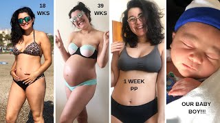 MEET OUR SON! Pregnancy Transformation | Week 10 - 1 Week PP