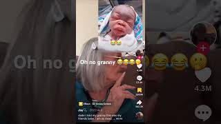 Did granny lie?!😭😂😂 #granny #baby #mother #funny #lol