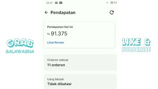 Review Pendapatan Grab * 23 Januari 2024 !!!!