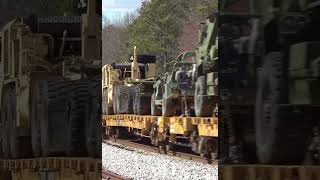 I HAVE THE SMELL OF HUMVEES IN THE MORNING !! #trains  #railroad #railfanning #railfan #locomotive