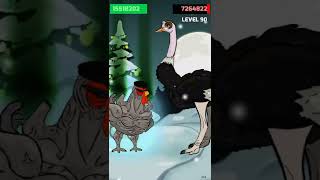 taguro vs ostrich level 90 , how many punches taguro need ?  || full videos on the channel