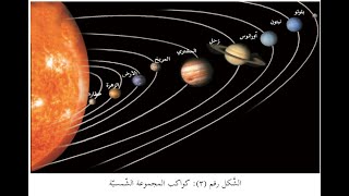 مكونات الشمس والكواكب الداخلية والخارجية