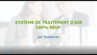 Système de traitement d'air 100% neuf par Sustainair