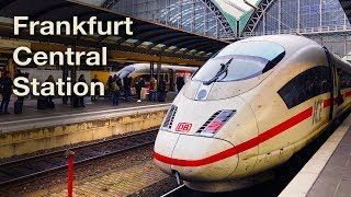 Trains at Frankfurt Central Station