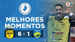 COPA SUL 2023 - 2ª Rodada - MELHORES MOMENTOS - Jaraguá Futsal 6 X 1 Rio do Sul Futsal