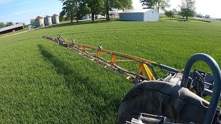 Spraying wheat and planning ahead