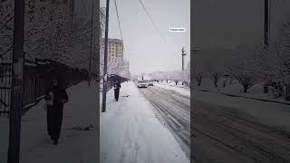 Вид на русскую деревню зимой🥶☃️