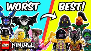 Worst VS Best LEGO Ninjago Villains... (part 2)