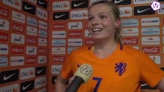 Nadine Noordam: "Super trots op speelsters, staf, iedereen!"