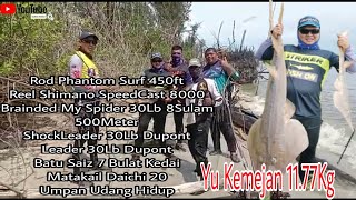 Memancing Santai Bersama Sahabat2 Surfcast 🎣🎣🐟🐟🔛🔛 Pantai Sawangan Cina Labuan😁👍✌️