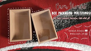 Cara Melipat Box Packaging Multifungsi / Kotak (Kue, souvenir, dll) | Oemah Kreasi