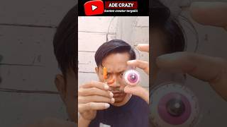 #shorts Makan permen bentuk mata #trending #funny #viralvideo #tiktok #reaction