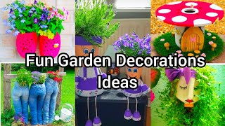 80 Fun Garden Decorations to make your Landscape Amazing | Garden ideas