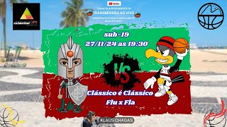 AO VIVO | JOGO DE BASQUETE | Fluminense vs Flamengo sub-19 semifinais 27/11/24