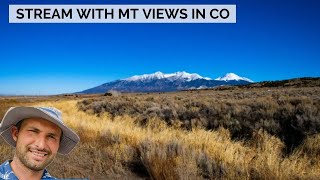 Stream With Mountain Views in Colorado