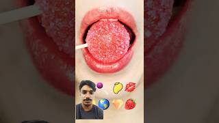 ASMR EMOJI FOOD yanggaeng jelly mukbang eating sounds #shorts