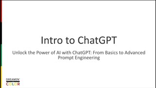 An intro to ChatGPT and Prompt Engineering by Lenice 'LC' Miller