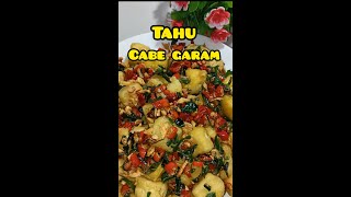 Masakan simpel super enaak"Tahu Cabe Garam"#shorts#olahantahu#masakanrumahan#menusederhana