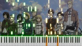 Guren no Yumiya - Linked Horizon (Attack on Titan Season 1 OP1) Piano