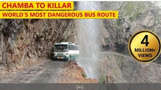 CHAMBA to KILLAR World s most dangerous bus route #viralvideo #yutubshort #shortsviral#viralvideo