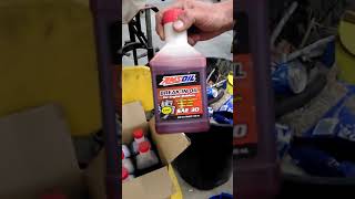 breaking in a GTO pontiac 400 with Amsoil break in oil pt1.