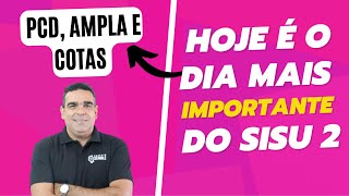 HOJE É O DIA MAIS IMPORTANTE DO SISU 2 !!!!!  DICAS IMPORTANTES DE CURSOS POR REGIÕES!!!!