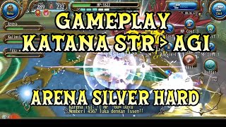 Gameplay Katana STR AGI Area Silver Hard 9th Anniversary #toramonline #toramonlineindonesia