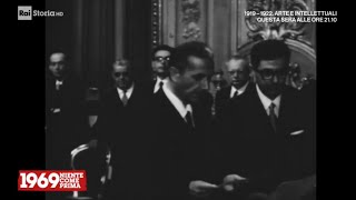 1969: Giuramento del secondo Governo Rumor (DC)