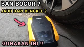 pertolongan pertama saat ban kempes / bocor ll pompa angin elektrik