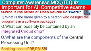 Computer Awareness Questions for Competitive Exams ||Computer Gk ||Part-1||Gk Quiz