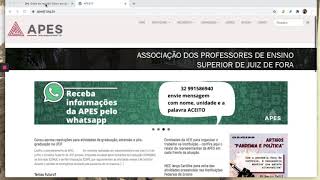 Tutorial de acesso remoto à Assembleia Geral da APES pelo aplicativo