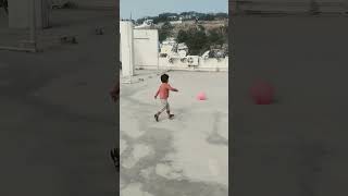 Playing Time#Alex is playing solo with the ball on Terrace#Alexanderwesley#playingsolo