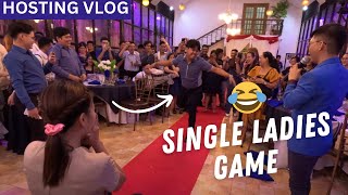 Ang Galing Gumiling! Single Ladies and Single Men Game- Hosting Vlog by Jhun Martin