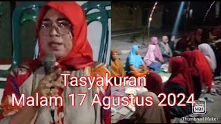 TASYAKURAN MALAM 17 AGUSTUS 2024 Dsn Mojoroto Desa Mojosari Mantup Lamongan