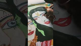 Radha krishna drawing video #youtubeshorts #shortsviral #shorts #art #radhakrishna #radha radha❤️