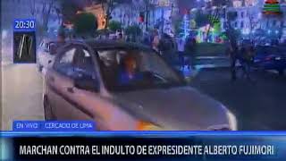 Heridos de bala en Marcha contra el indulto a Fujimori