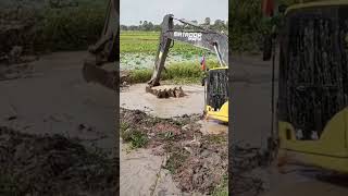 👆 Excavator Matador Shantui Vs. Deep Water In Canal Part 155