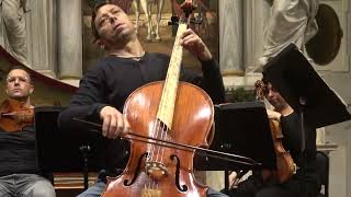 Giuseppe Tartini concert in A major , Adagio  D.Amadio - Interpreti Veneziani (rehearsal)