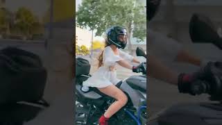 BMW rider girl