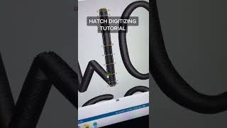 Hatch Digitizing Tutorial 💯  #digitizing #embroideryideas  #embroiderydesign #embroiderydigitizing