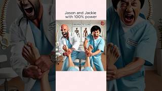 Super special chiropractor doctor 🩻| Rock x Jason Statham x Jackie Chan #funny #aiart #chatgpt