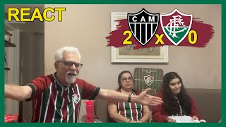 FAMÍLIA TRICOLOR REAGE À 2 ATLÉTICO MG X 0 FLUMINENSE - CAMPEONATO BRASILEIRO 2022