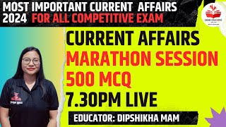 Current Affairs2024 Marathon session| ADRE| CDPO|APDCL| Enforcement Inspector