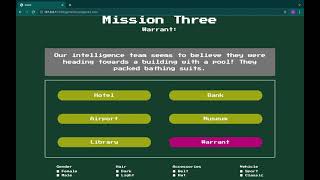 Project Game Javascript HTML CSS/ Projeto Jogo Javascript HTML CSS (Carmen Santiago)