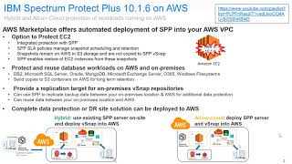 IBM Spectrum Protect 10.1.6 on AWS: EC2 protection - Demo