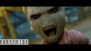 Guardians Of The Galaxy 2 Best Scenes - Baby Groot Best Moments in thug life